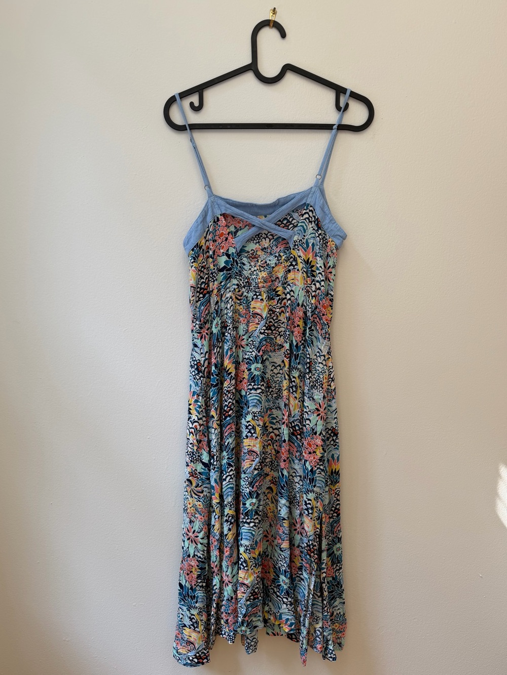 Floral Roxy Strappy Midi Dress - Picture 3 of 4